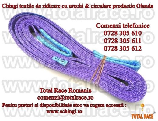 Chingi ridicare, chingi macarale, chingi textile , sufe de ridicat Total Race Romania