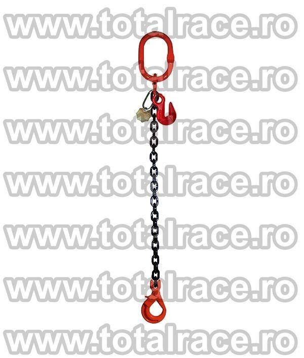 Lant de ridicare cu carlig si scurtator