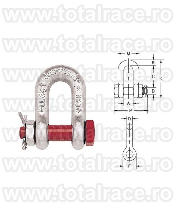 G2150 Cheie tachelaj Lira bolt,piulita,stift blocare