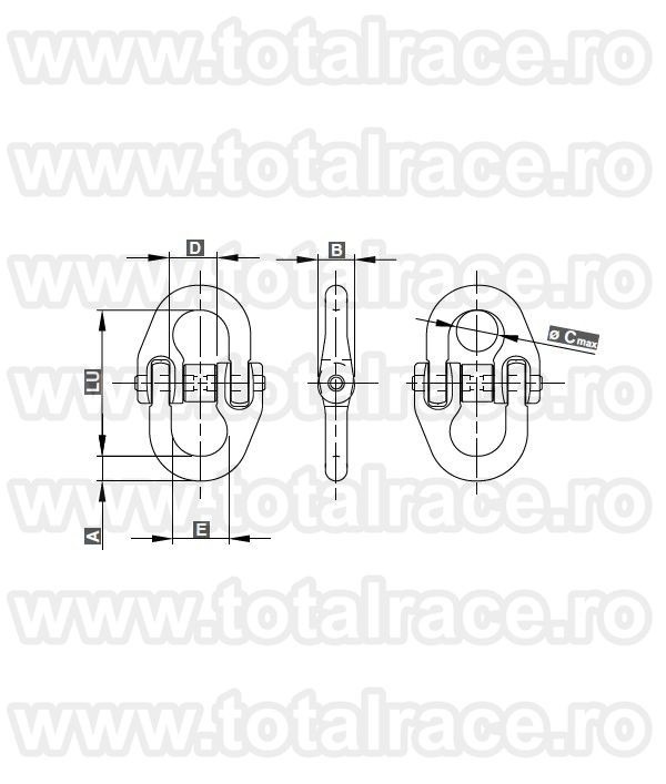 Cupla de lant grad 100 serie 281