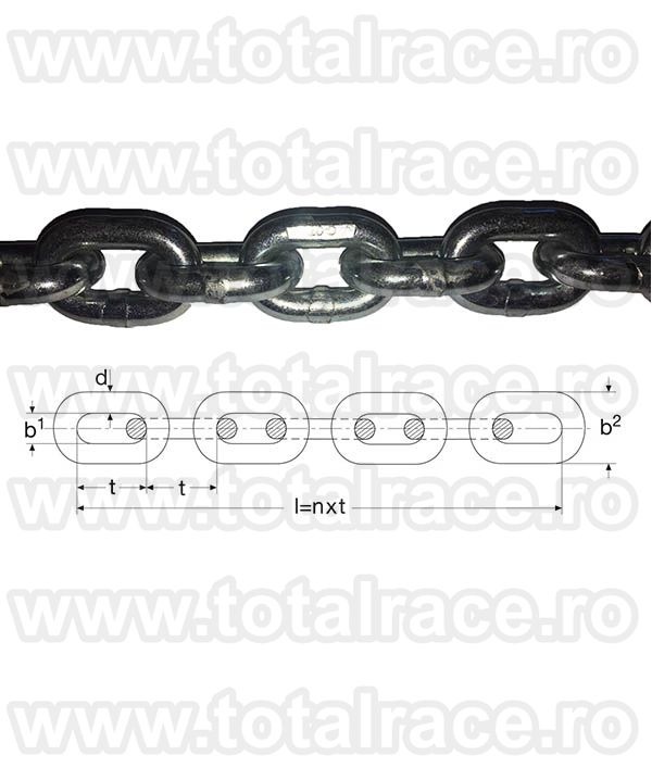 Lant palan EN 818-7-T Electrogalvanizat