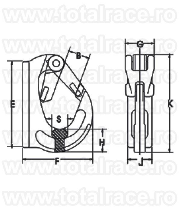 Carlig sudabil BH313 Crosby®