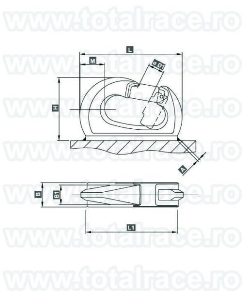 carlig sudabil tip u trg3_001 Carlig sudabil Pejo tip "U" serie 700U