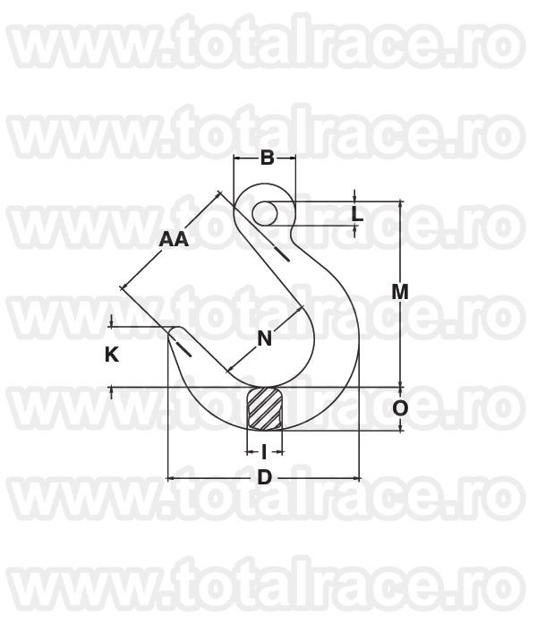 Carlig Ochi Gr.8+10 A1329 Crosby®