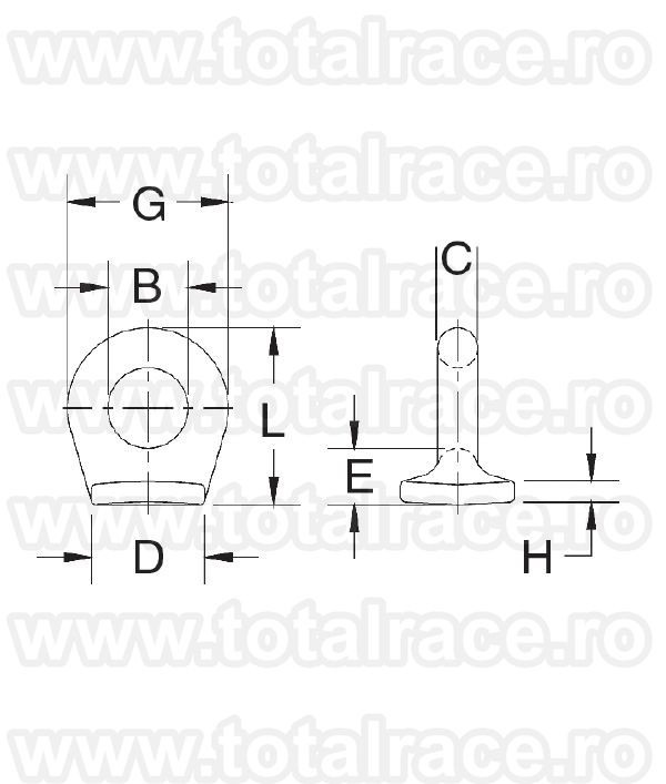 S-264 Pad Eyes / Inele sudabile