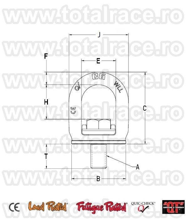 Inel surub rotativ SL-150M SLIDE-LOC
