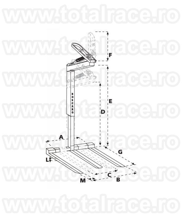 Furca macara MBRA reglare automata cu arc