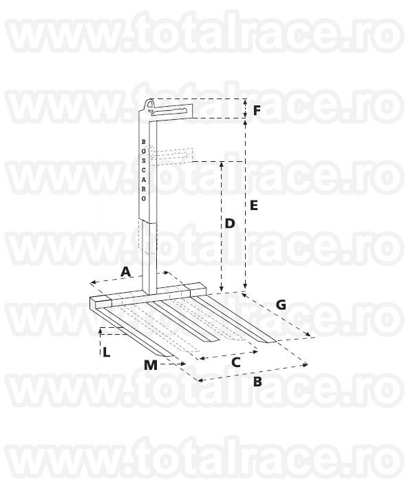 Furca macara MBR reglare manuala