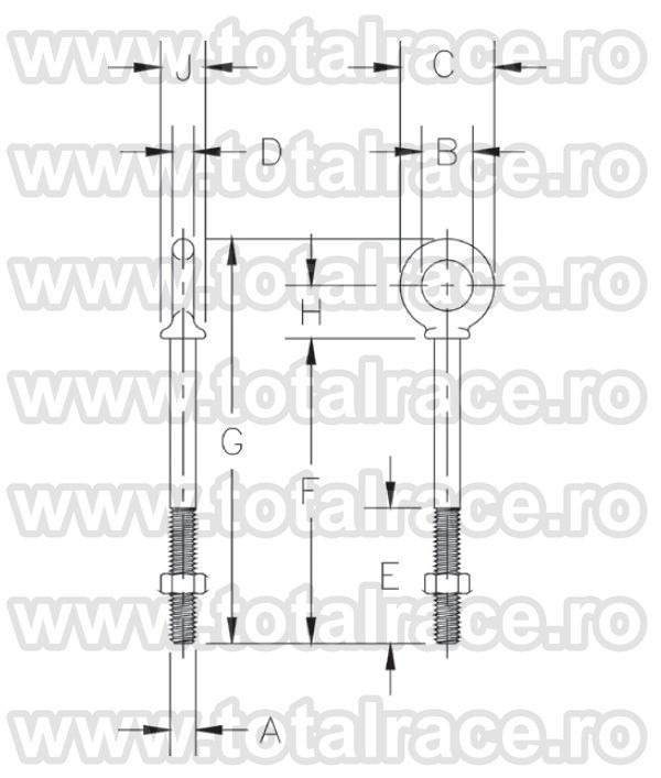 G-277 Shoulder Nut Eye Bolts