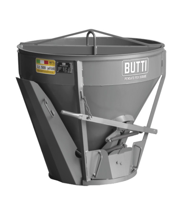 Bena beton cu jgheab Butti 500 litri