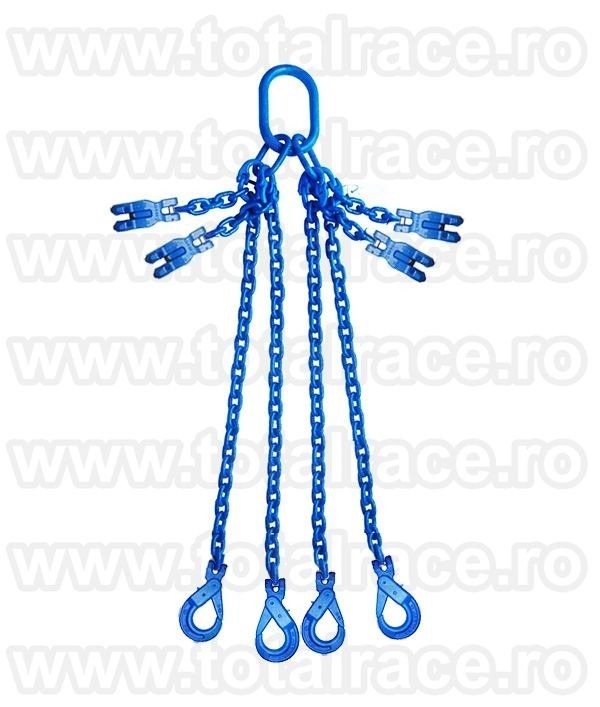 Dispozitiv lant de ridicare cu 4 brate si scurtatoare