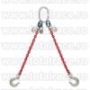 Lanturi de ridicare cu 2 brate cu carlige clevis