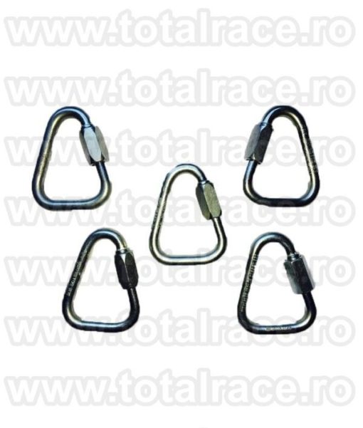 carabinargk12lucrullainaltimesigurantatriunghitotalrace01 Carabina Lucru la Inaltime Steel Triangular Screw Gate RGK12