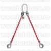 Lanturi ridicare cu 2 brate cu carlige clevis cu autoblocare