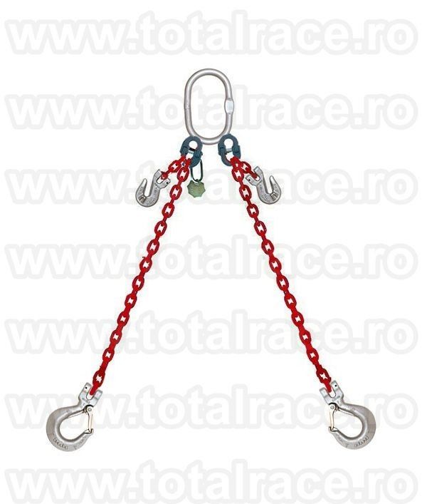 Lanturi ridicare 2 brate carlige clevis siguranta