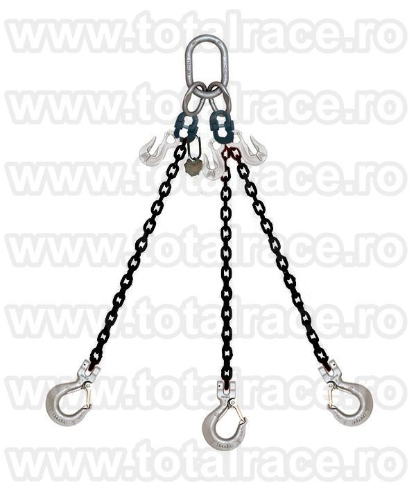 Lanturi ridicare 3 brate Clevis siguranta Crosby