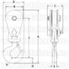 Snatch Block with Hook&Latch BB 420