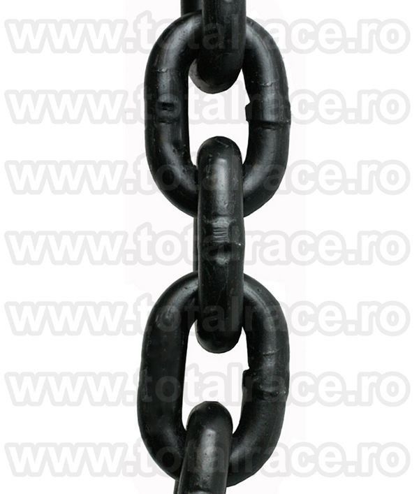 Lant ridicare grad 80 negru EN 818-2 Forankra