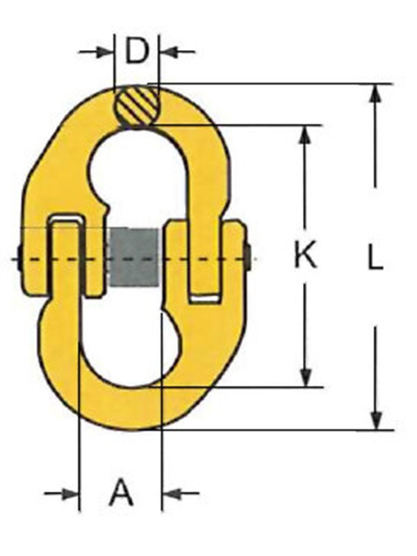 Cupla de lant grad 80 serie LL - imagine 2