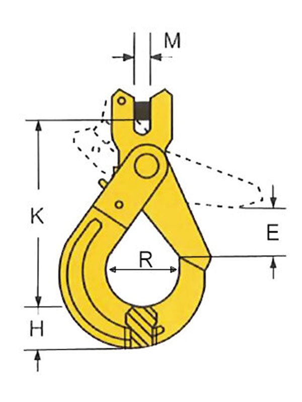 Carlig Clevis autoblocare serie VAKH - imagine 2