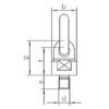 Inel flexibil rotativ NS8KL grad 80, M12 - imagine 2